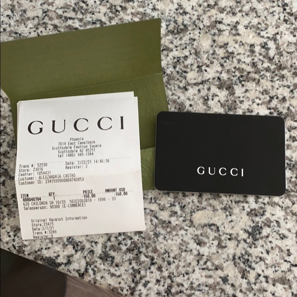 $160 Gucci Gift Card